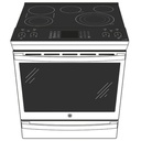 GE-PSS93BPTS-Diagram of30" Smart Slide-In Electric Convection