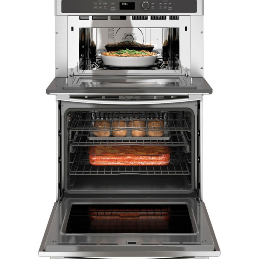 GE-PT9800SHSS-Self-clean with Steam Clean option (lower oven)
