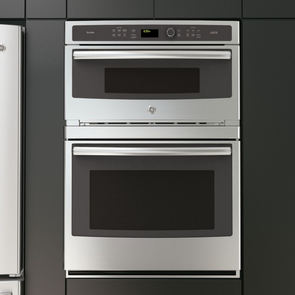 GE-PT9800SHSS-30 in. Combination Double Wall Oven with Convection