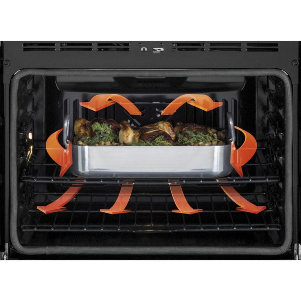 GE-PT9800SHSS-True European Convection (lower oven)