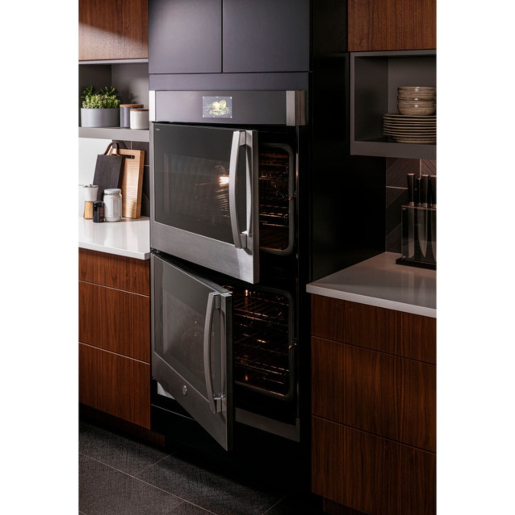 GE-PTD700LSNSS-Modern Double Wall Oven in Kitchen