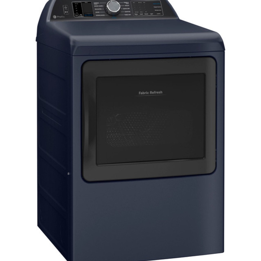 GE-PTD90EBPTRS-Side view7.3 cu. ft. Capacity Smart Electric Dryer