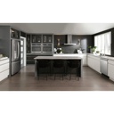 PTS7000SNSS modern kitchen with stainless steel appliances