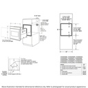 PTS700LSNSS dimensional diagram