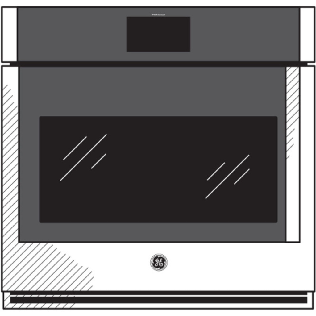 PTS700LSNSS diagram of 30" Smart Built-In Convection single wall oven