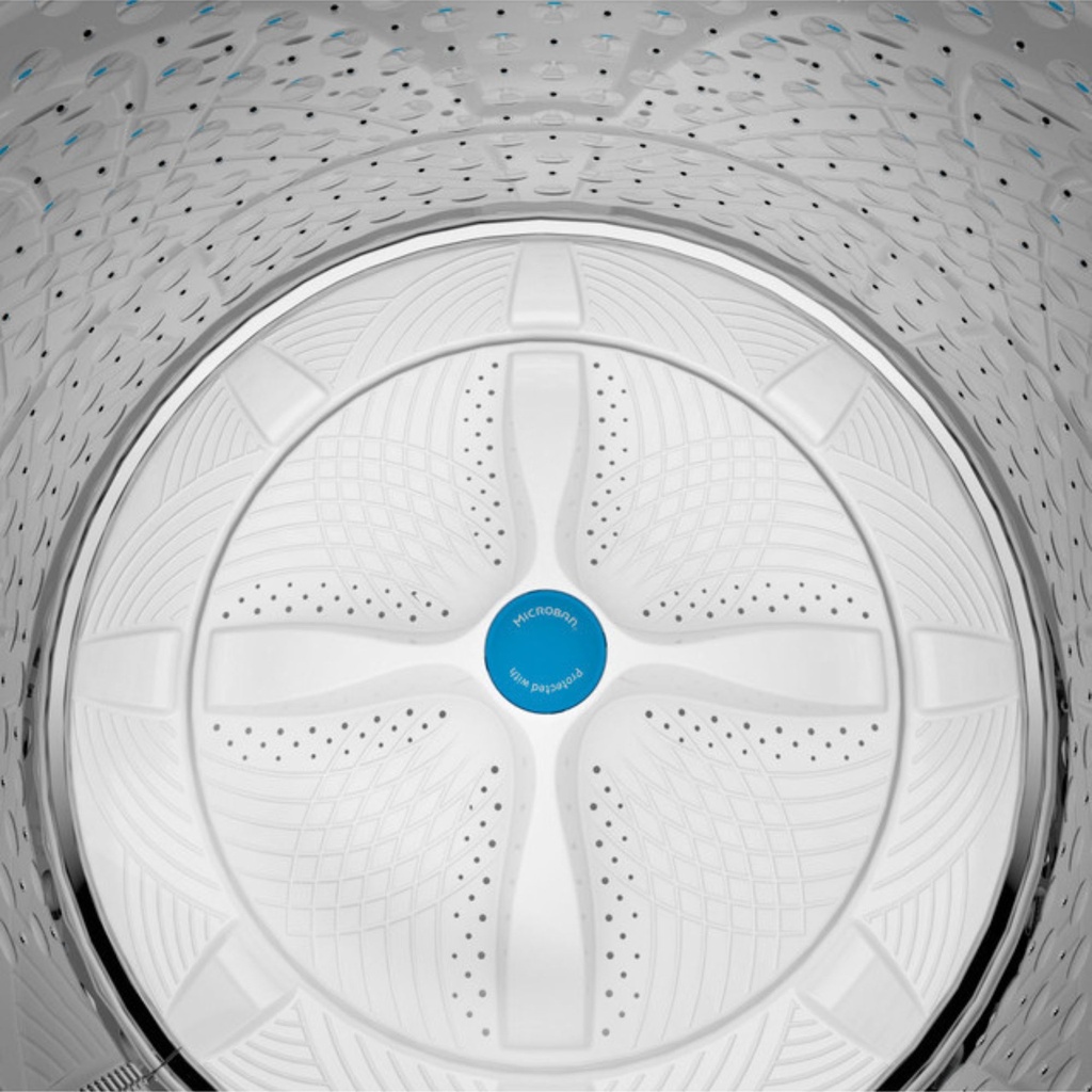 GE-PTW600BSRWS-Washing Machine Drum with Microban Technology