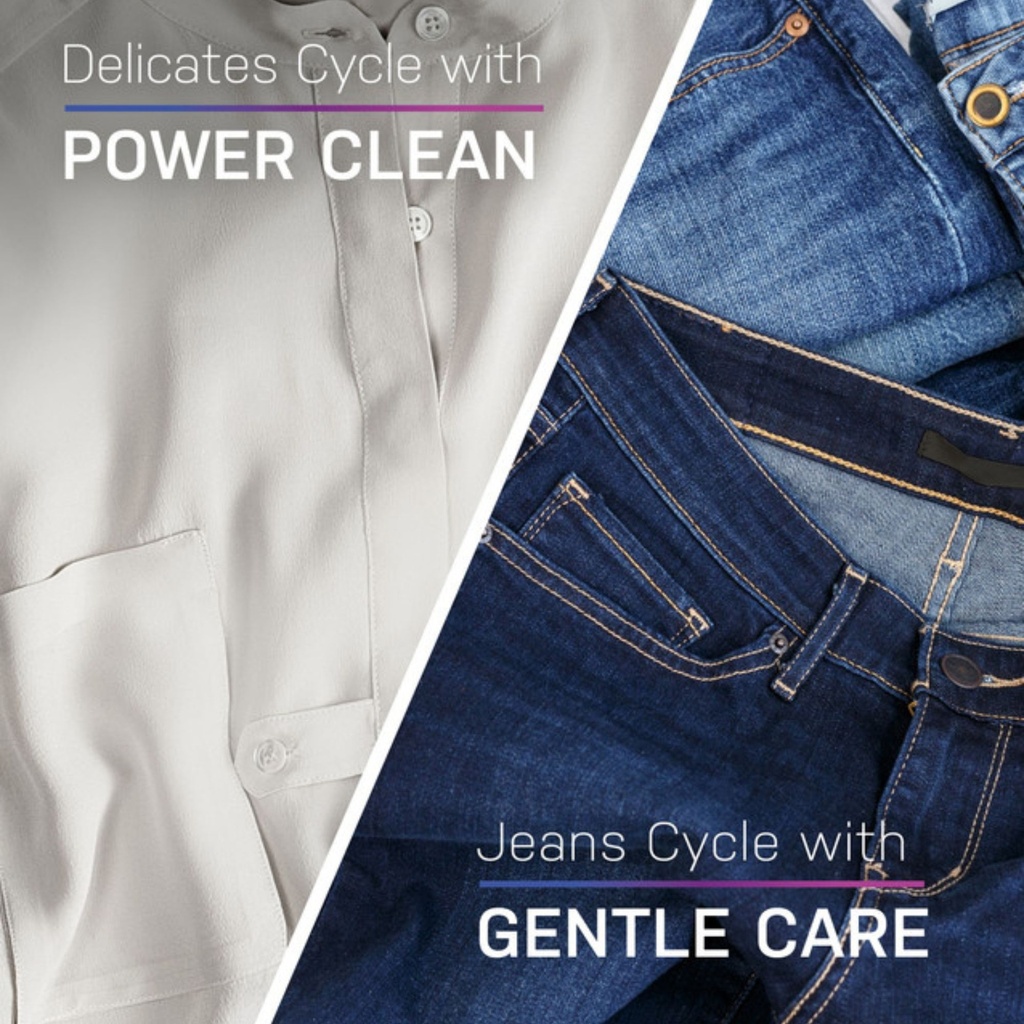 PTW600BSRWS smarter wash technology