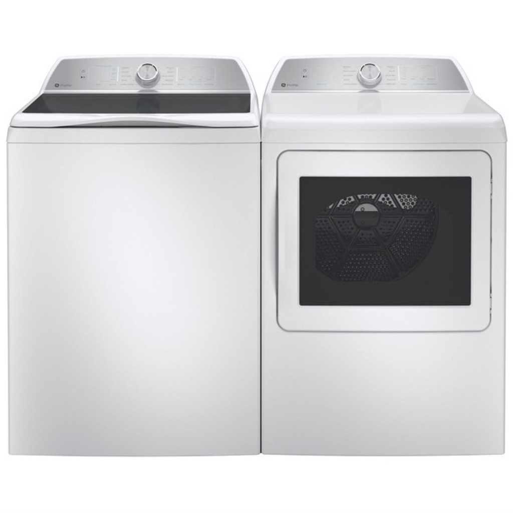 GE-PTW605BSRWS-4.9 cu. ft. Capacity Washer with Smarter Wash Technology and FlexDispense™