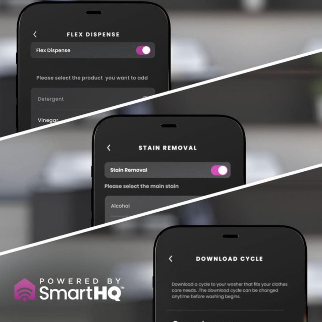 PTW605BSRWS smart features powered by smartHQ™