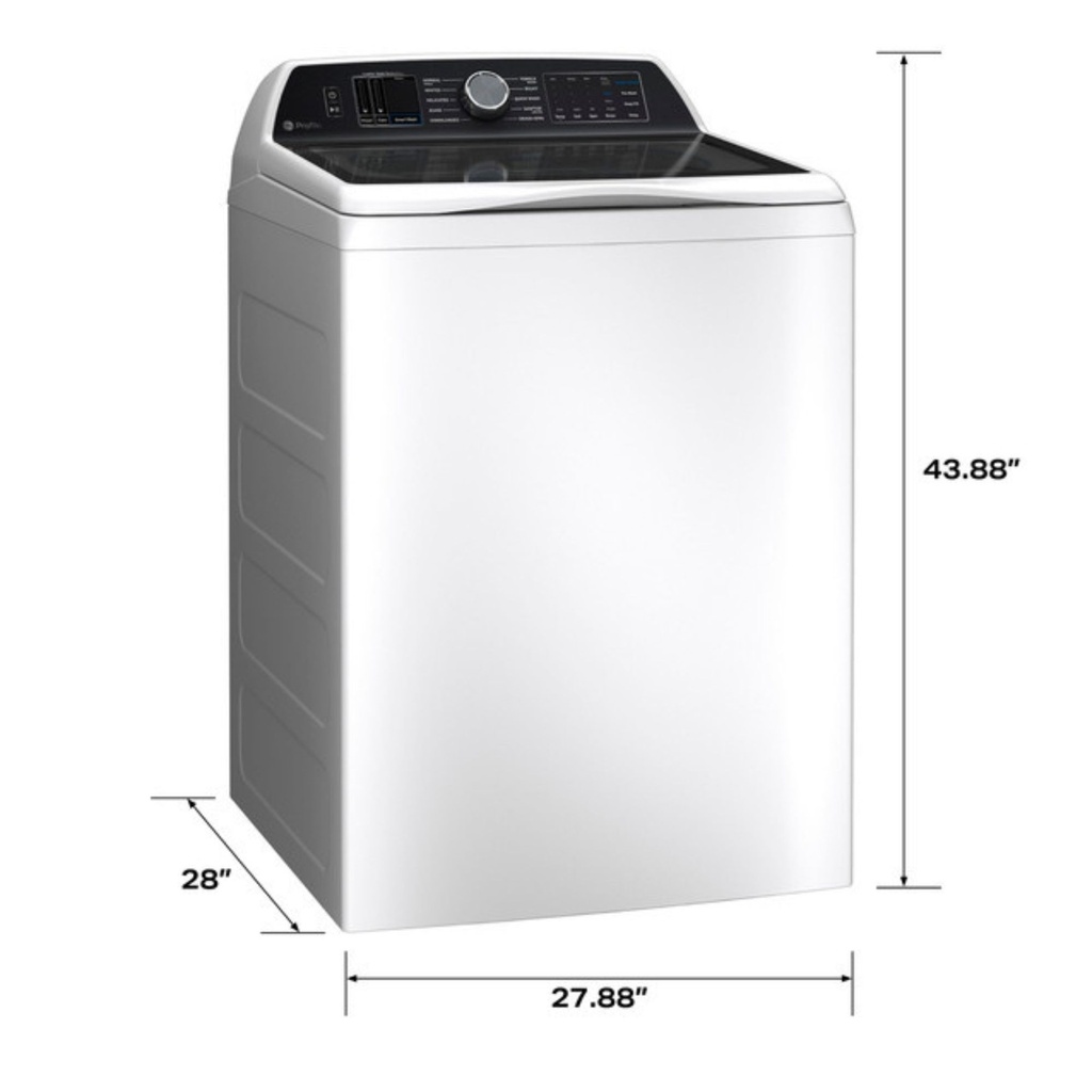 GE-PTW700BSTWS-27" dimensional