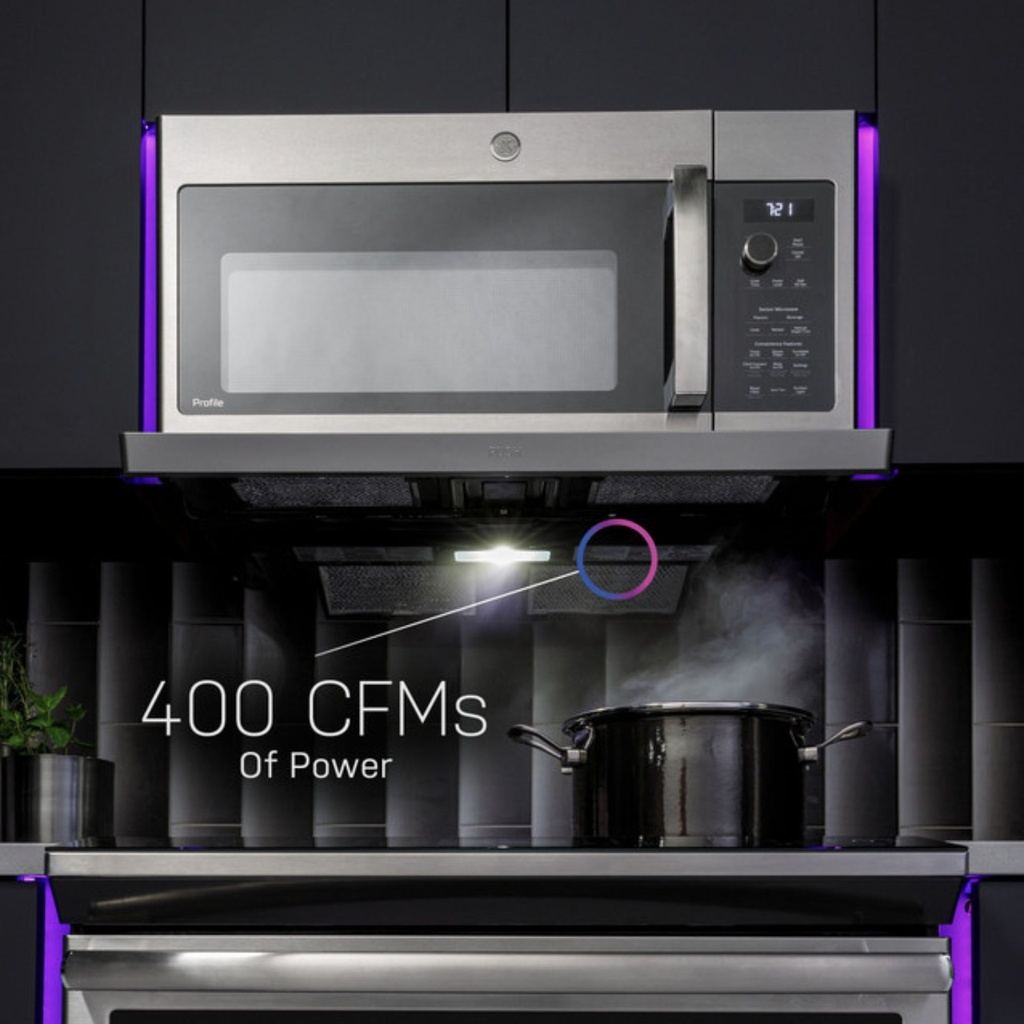 GE-PVM9225SRSS-400 CFM Range Hood