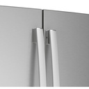 GE-PWE23KYNFS-Modern Refrigerator Handles Close-Up