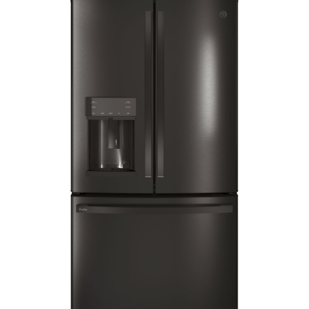 GE-PYE22KBLTS-22.1 Cu. Ft. Counter-Depth French-Door Refrigerator