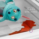 GE-PZS22MYKFS-Adjustable Glass Shelves