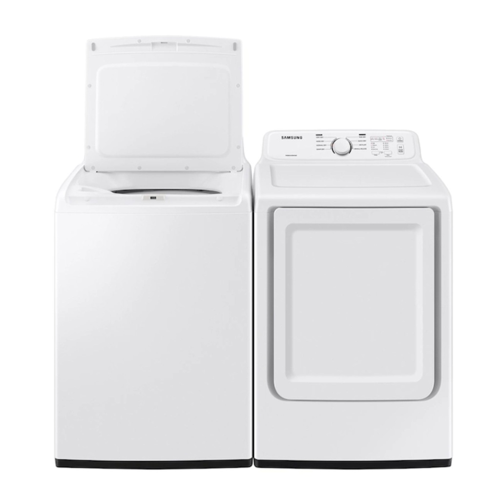 Samsung-DVE41A3000W-front view with one lid open