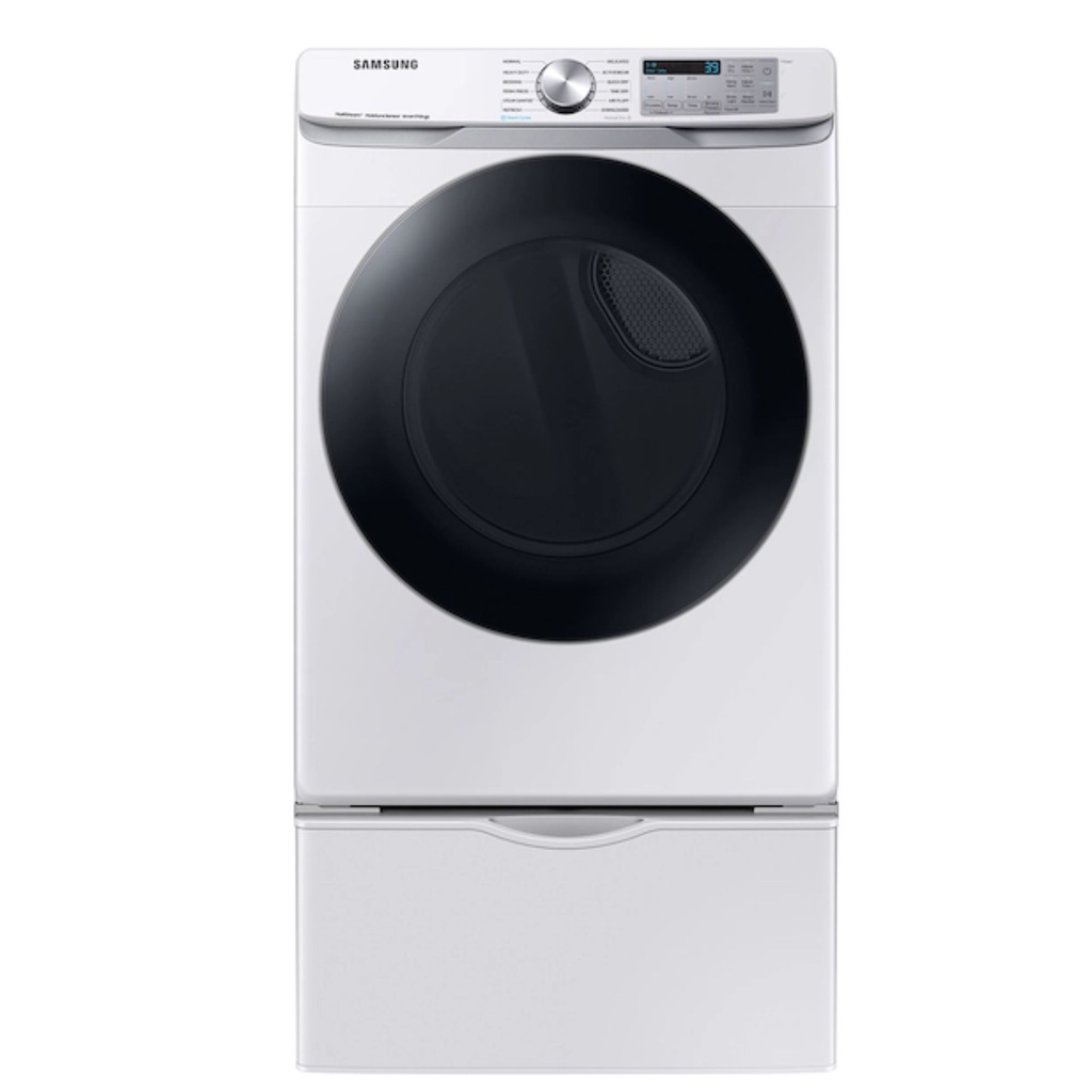 Samsung-DVE45B6300W-front view with drawer