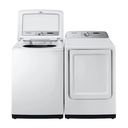 Samsung-DVE50R5200W-front view with matching washer