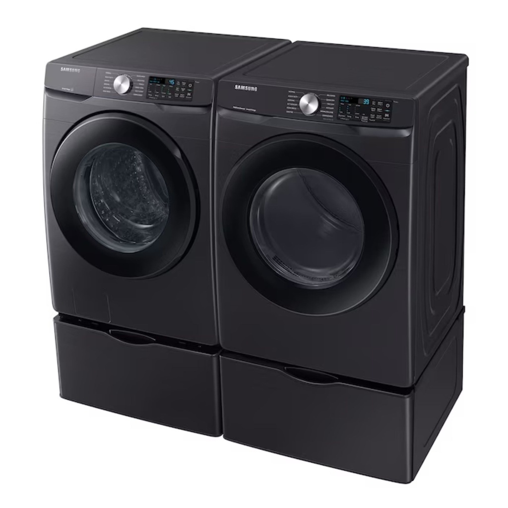 Samsung-DVE51CG8000V-tilted view with drawer