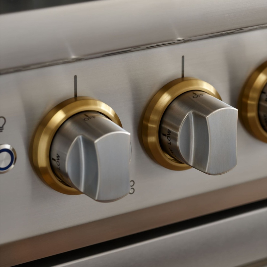 Viking-VIR53024BSS-Brass Trim Option Available for Stainless Steel Model