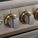 Viking-VIR53024BSS-Brass Trim Option Available for Stainless Steel Model