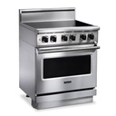 Viking-VIR53024BSS-shown with Backguard and Curb Base Front