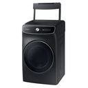 Samsung-DVE60A9900V-right angle view with lid open