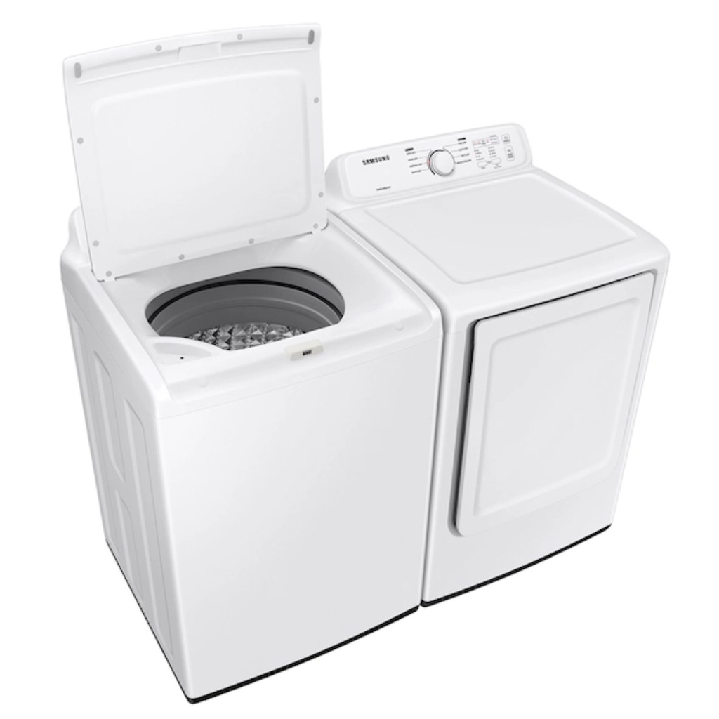 Samsung-DVG41A3000W-open view with matching washer