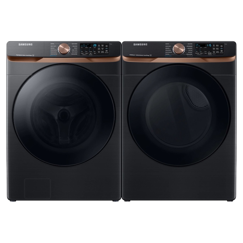 Samsung-DVG50BG8300V-front view with matching washer