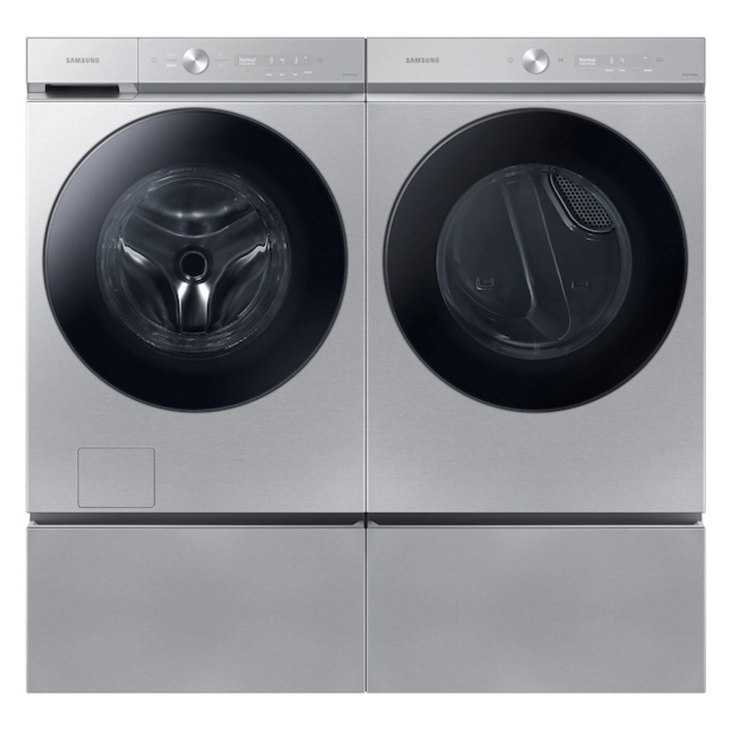 Samsung-DVG53BB8700T-front matching washer view with drawer