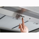 UVW93042PSS stainless steel range hood control panel