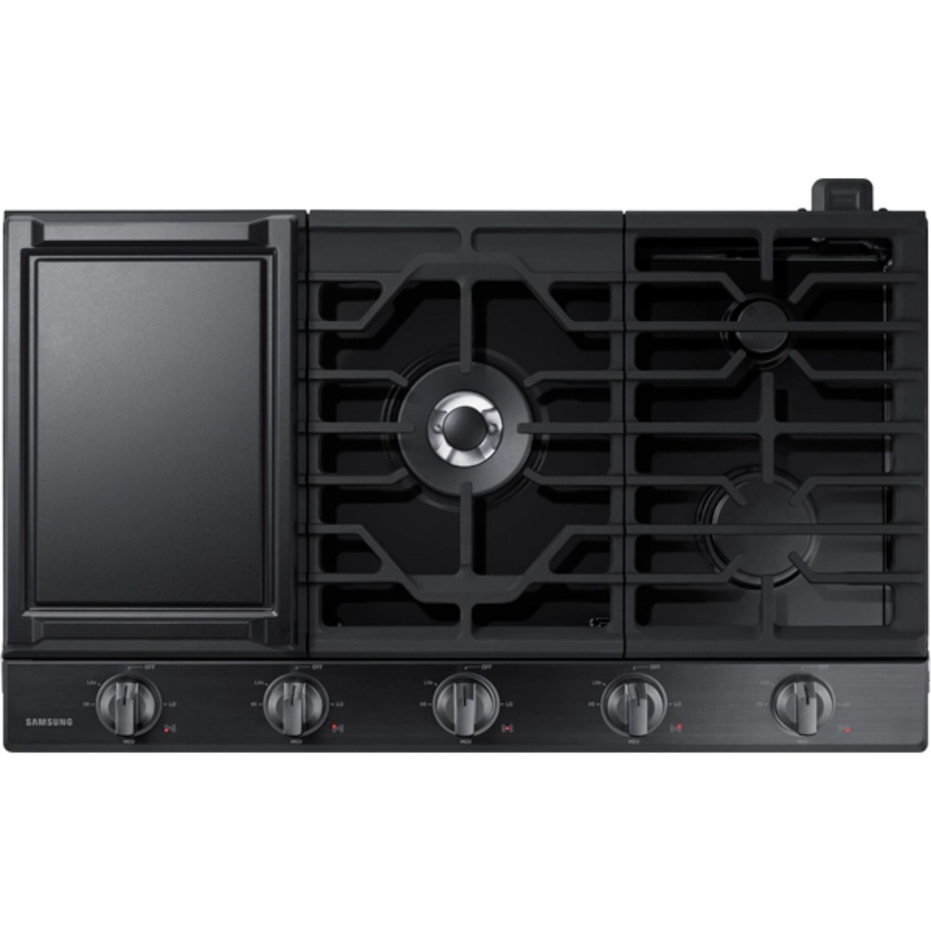 Samsung-NA36N6555TG-cooktop view