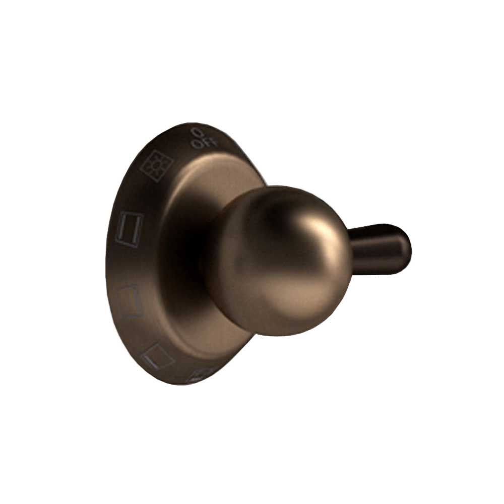 ILVE Parts EG9488014000118 Multifunction Burnished Knob for Nostalgie II Ranges