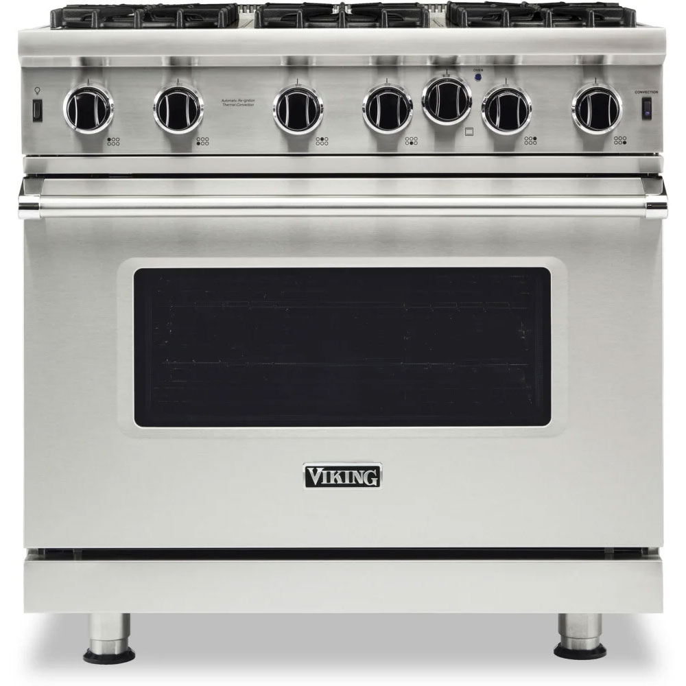 Viking VGIC53626B 5 Series 36 inch Open Burner Gas Range