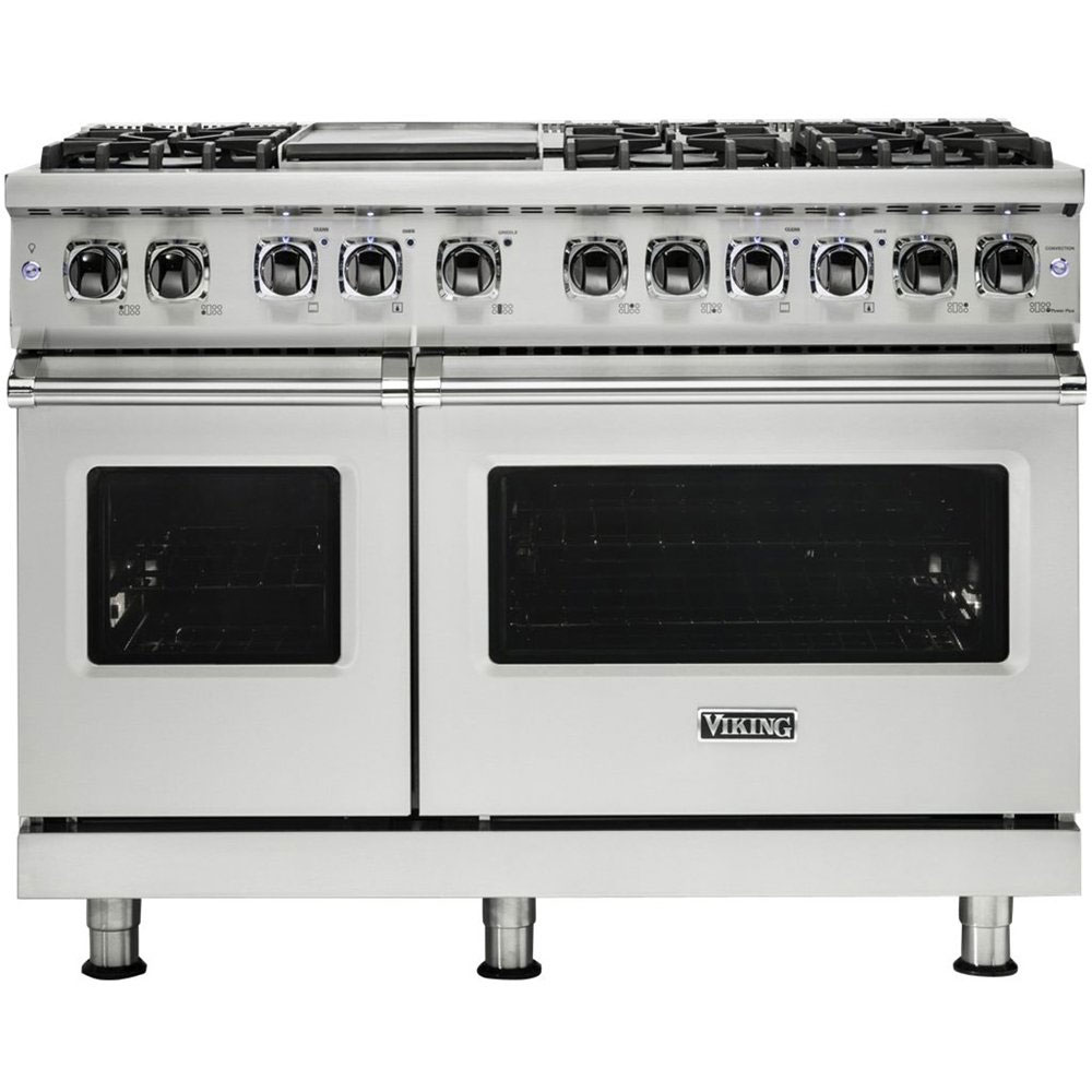 Viking VDR5486G 5 Series 48 inch Dual Fuel Range with 6 Sealed Burners and Griddle