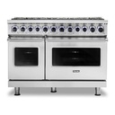 Viking VDR74828B 7 Series 48 inch Dual Fuel Range with 8 Sealed Elevation Burners, 7.3 cu. ft. Total Oven Capacity, Self Clean Oven, Gourmet-Glo Infrared Broiler