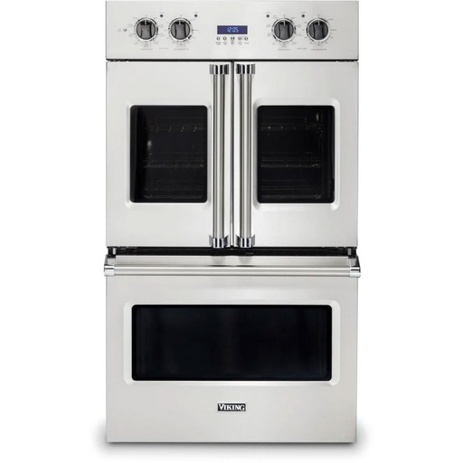 [VDOF7301SS] Viking VDOF7301 7 Series 30 inch French-Door Double Electric Thermal Convection Oven with 9.4 cu. ft. Total Capacity (Stainless Steel)