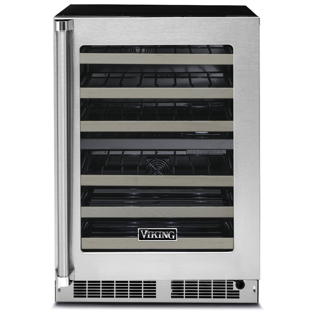 Viking VWUI5241GSS 5 Series 24 inch Undercounter Wine Cellar with 48 Bottle Capacity in Stainless Steel