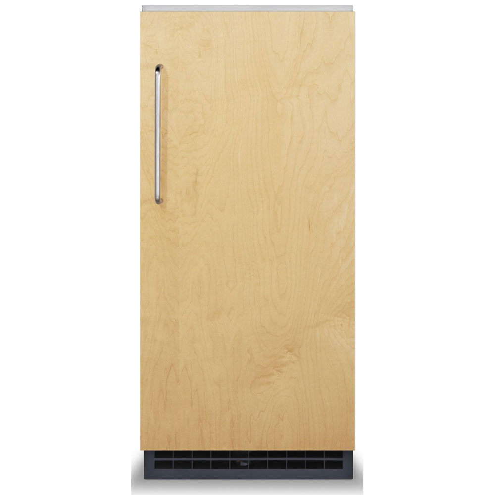 Viking FNI515 15 inch Nugget Ice Machine with up to 80 lb Daily Production, 26 lb Storage Capacity, Interior LED Light, in Panel Ready