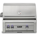 Viking VQGI5301 5 Series 30 inch Built-in Grill with One Brass Burner and One ProSear Burner, Dual Position Rotisserie with Rear Infrared Burner, in Stainless Steel