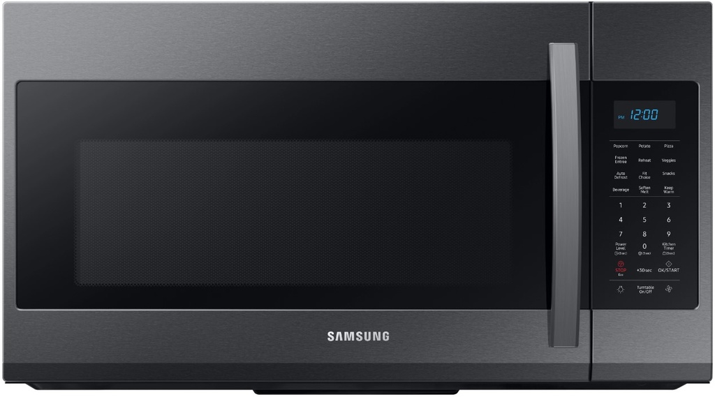 Samsung ME19R7041F 30 inch Over the Range Microwave with 400 CFM, 1.9 cu. ft. Capacity, Sensor Cooking