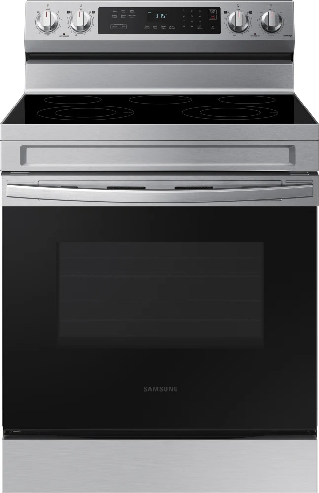 Samsung NE63A6311SS 30 inch Smart Electric Range with 5 Elements, 6.3 cu. ft. Oven Capacity, in Stainless Steel