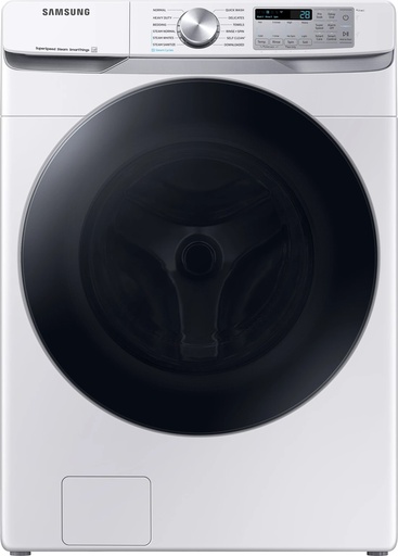[WF45B6300AW] Samsung WF45B6300A 27 inch Smart Front Load Washer with 4.5 cu. ft. Capacity, Super Speed Wash, Steam Wash, Closet Depth Fit, Vibration Reduction Technology  (White)