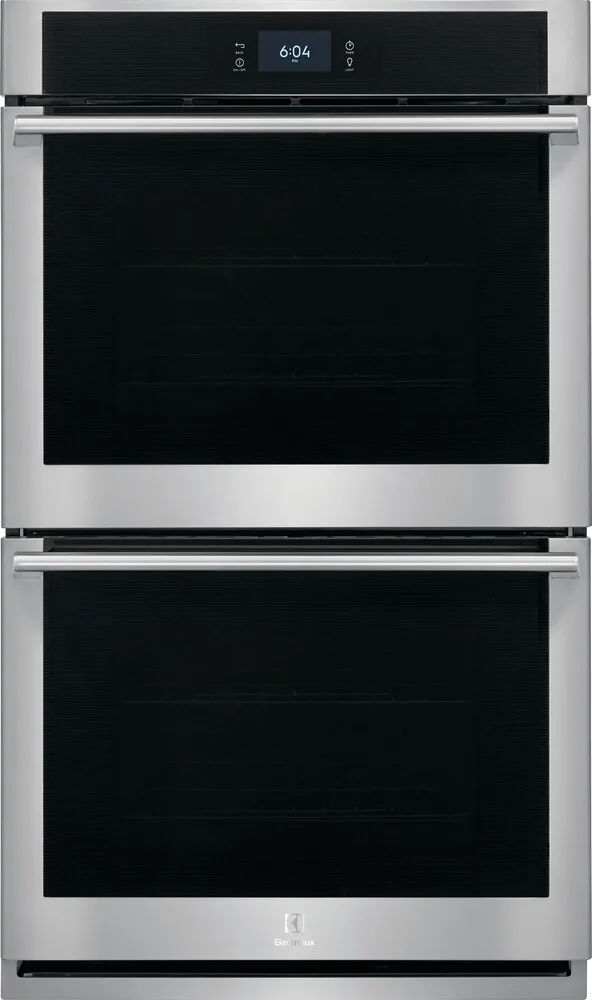Electrolux ECWD3011AS 30 inch Smart Electric Double Wall Oven with Air Sous Vide, 10.2 cu. ft. Capacity, Steam Bake and Roast, in Stainless Steel 