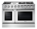 Thor Kitchen HRG4808U 48 inch Freestanding Professional Gas Range with 8 Burners and Griddle, 6.7 cu. ft. Total Oven Capacity, in Stainless Steel