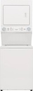 Frigidaire FLCE7523AW 27 inch Long Vent Stacked Laundry Center with 3.9 Cu. Ft Washer and 5.5 Cu. Ft. Electric Dryer, in White