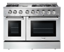 Thor Kitchen HRD4803U 48 inch Dual Fuel Range with 6 Sealed Burners, Griddle, 6.7 cu. ft. Oven Capacity, in Stainless Steel