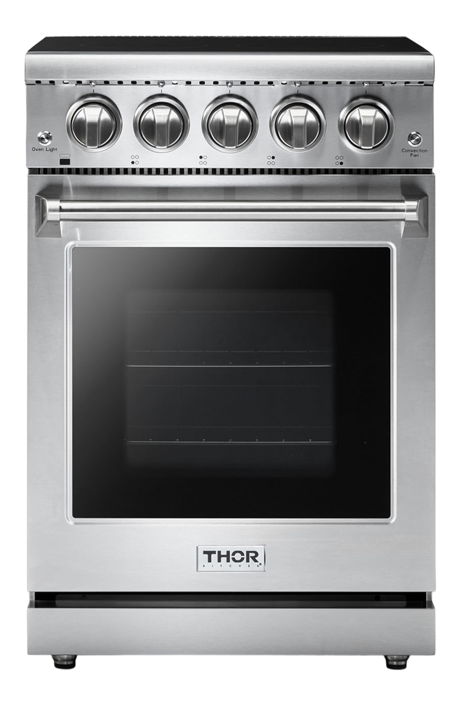 Thor Kitchen HRE2401 24 inch Professional Electric Range with 4 Radiant Elements, 3.73 cu. ft. Oven Capacity, in Stainless Steel