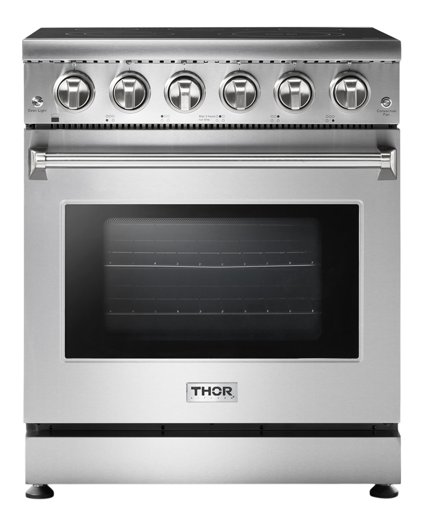 Thor Kitchen HRE3001 30 inch Professional Electric Range with 5 Radiant Elements, 4.55 cu. ft. Oven Capacity, in Stainless Steel