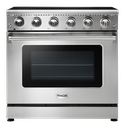 Thor Kitchen HRE3601 36 inch Professional Electric Range with 6 cu. ft. Oven Capacity, in Stainless Steel