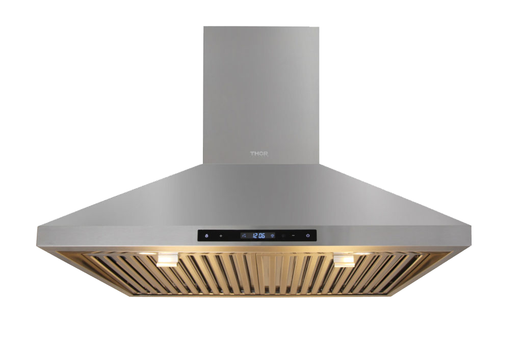 Thor Kitchen HRH3007 30 inch Wall Mount Chimney Range Hood with 600 CFM, in Stainless Steel